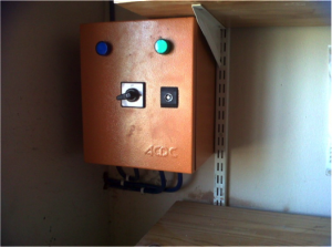 Automated control panel for borehole system.
