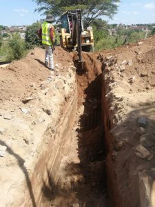 Construction of culvert bridge in Mkhuhlu